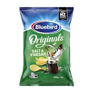 BlueBird Original Salt & Vinegar 150g