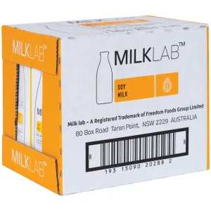 Milklab Soy Gluten Free – 8 x 1L