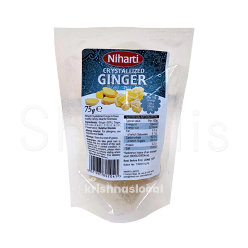Niharti Crystallized Ginger 75g^ - Image 2